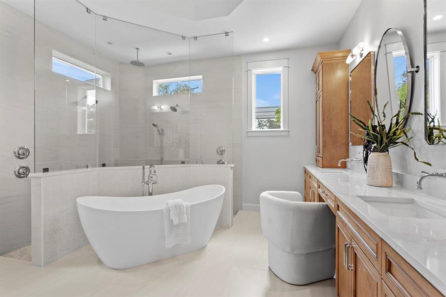 Furnished interior view inside a new home in , Tampa (Image 52).