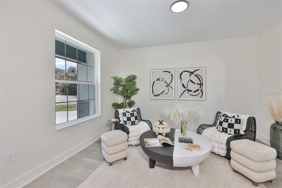 Furnished interior view inside a new home in , Tampa (Image 17).