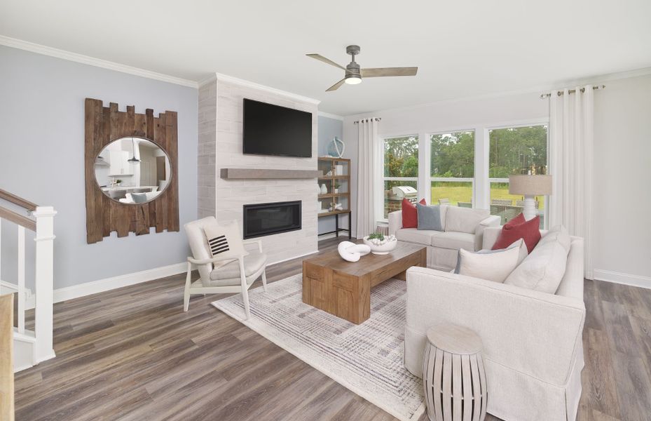 Furnished interior view inside a new home in Carriage Estates, Lexington (Image 7).