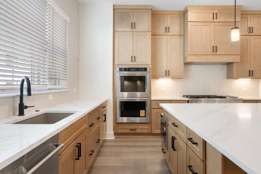 Furnished interior view inside a new home in The Grove, Austin (Image 6).
