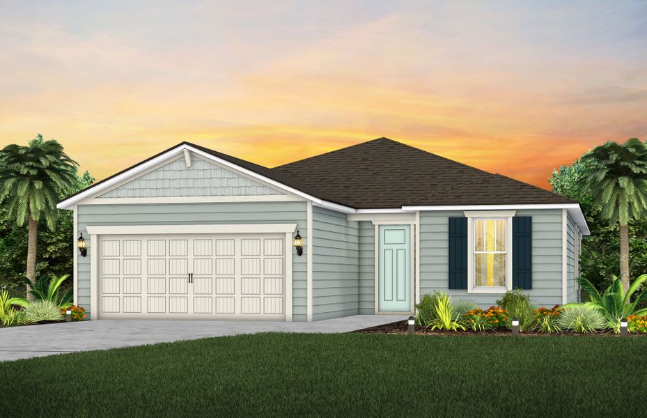 Representative exterior photo of a completed home built from the Mystique by Pulte Homes in Murray Farms, Middleburg, FL (Image 20).