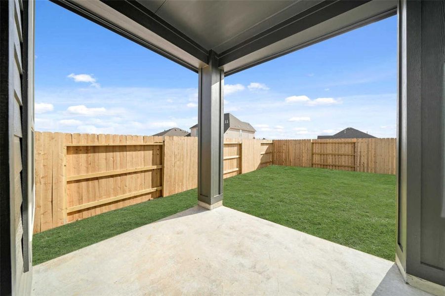 Exterior details and patio area of a home in Emory Glen, Magnolia (Image 2).
