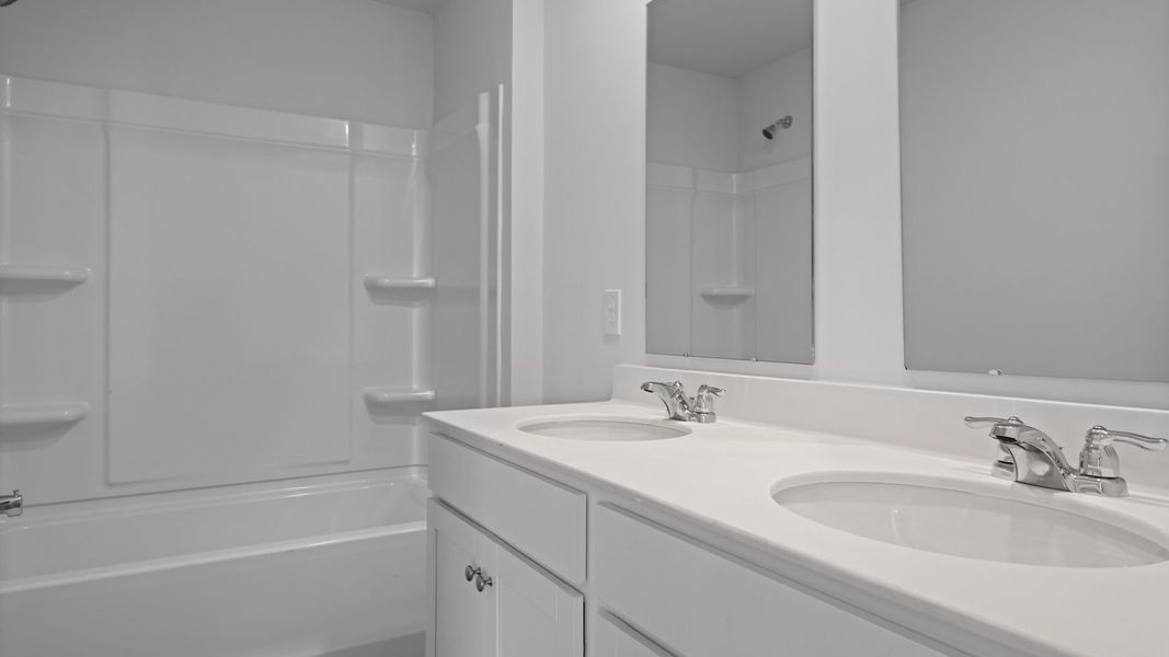 Representative furnished interior of a home built from the SALEM by D.R. Horton in Carolina Groves, Moncks Corner (Image 12).