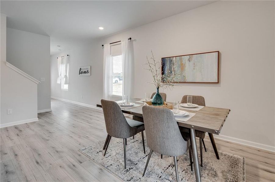 Furnished interior view inside a new home in Creekside Village, Lithonia (Image 10).