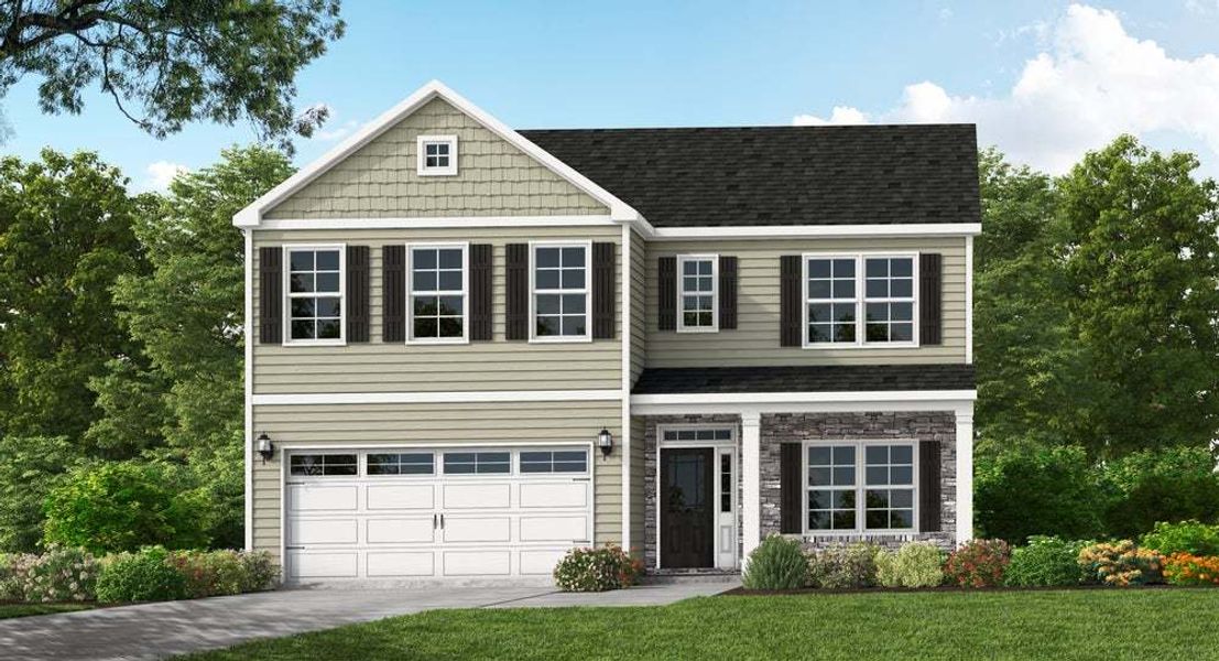 Front exterior of a home in the Bartlett Manor community, located in Youngsville, NC (Image 14). Front exterior of a home in the Bartlett Manor community, located in Youngsville, NC (Image 14).