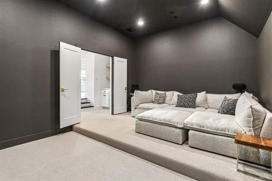 Furnished interior view inside a new home in , The Colony (Image 31).