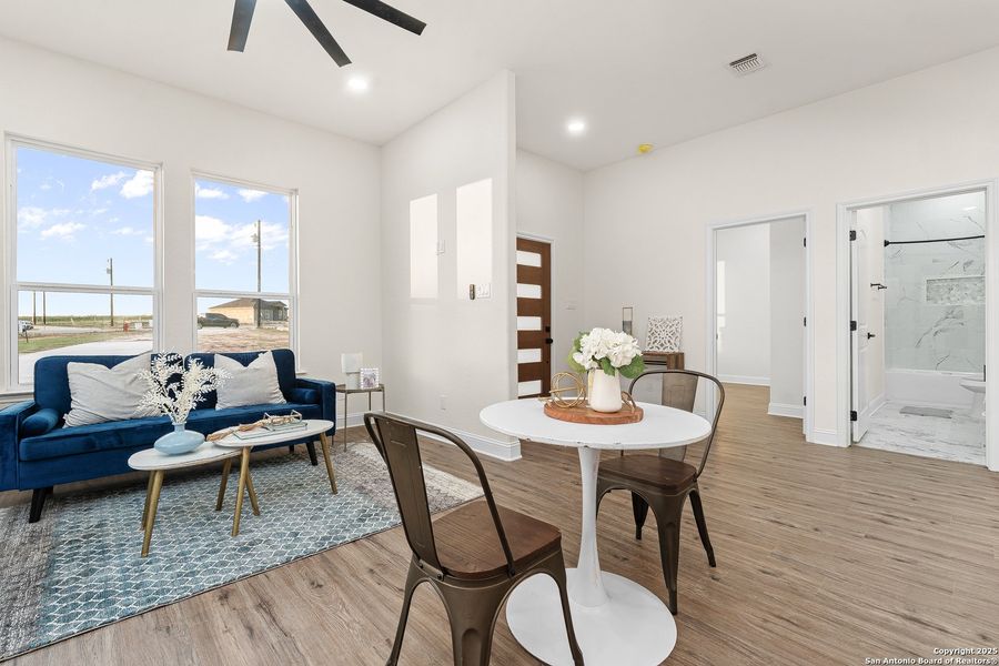 Furnished interior view inside a new home in , La Vernia (Image 14).