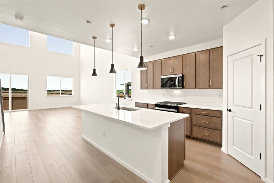 Furnished interior view inside a new home in Cordovan, Firestone (Image 8). Furnished interior view inside a new home in Cordovan, Firestone (Image 8).