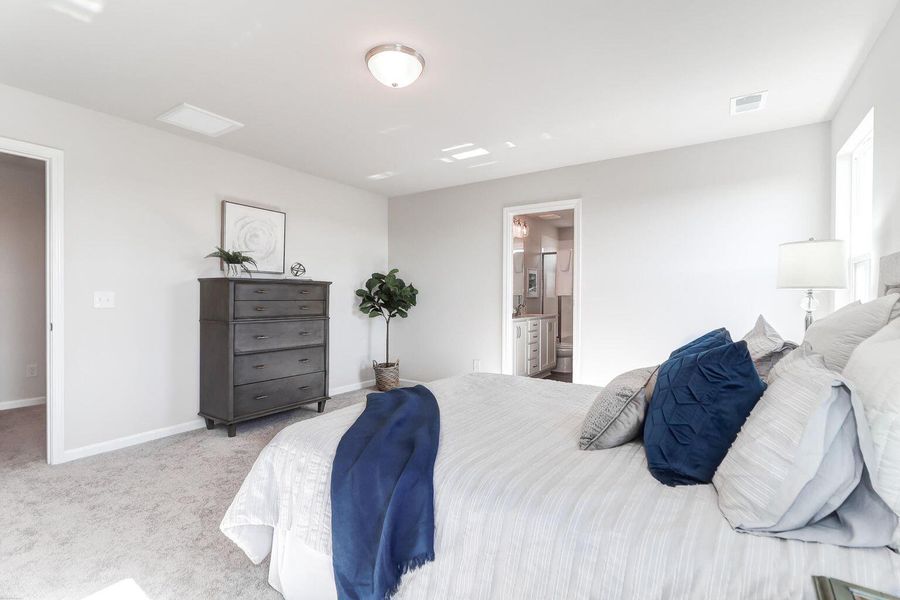 Furnished interior view inside a new home in Tea Farm: Lake Series, Ravenel (Image 7).