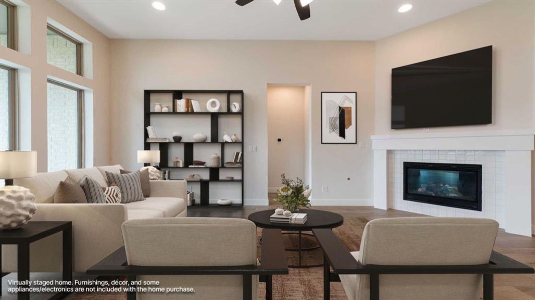 Furnished interior view inside a new home in Meraki, Forney (Image 6).