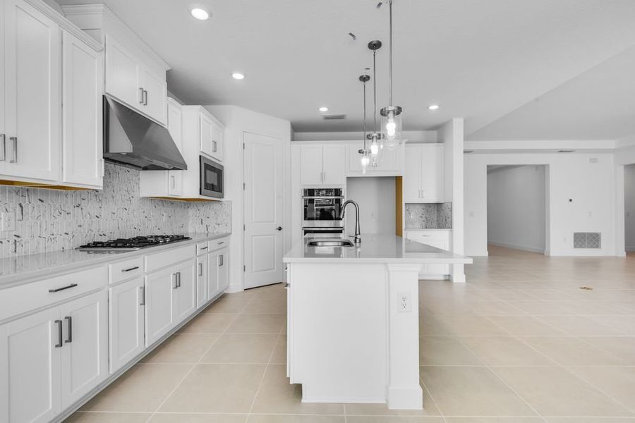 Furnished interior view inside a new home in Ardisia Park, New Smyrna Beach (Image 11).
