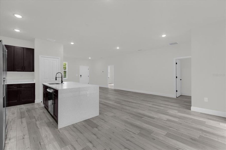 Furnished interior view inside a new home in , Citrus Springs (Image 11).