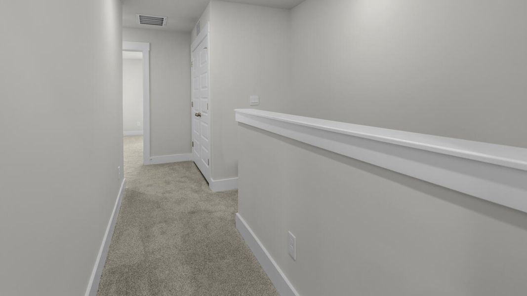 Spacious, unfurnished interior of a new home in Indigo Preserve Townhomes, Leland (Image 21).