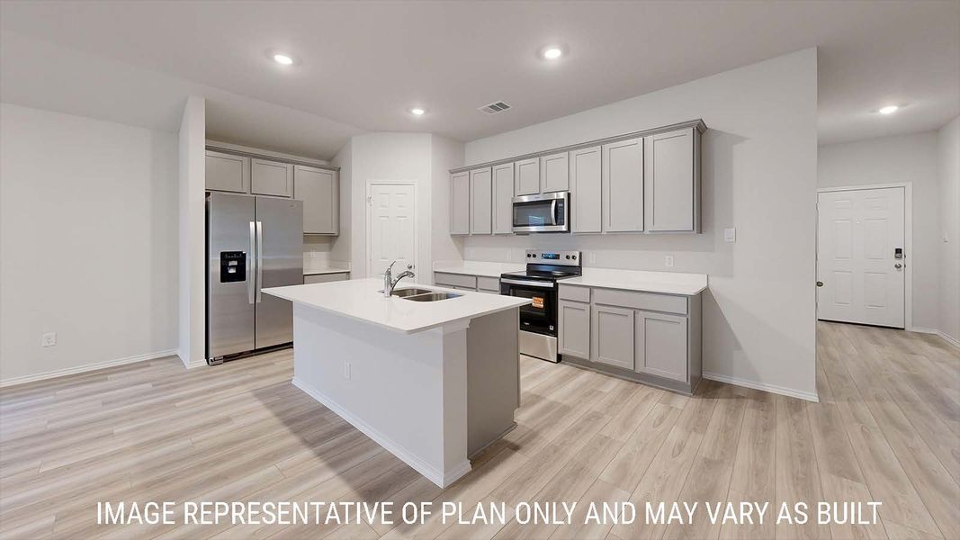 Furnished interior view inside a new home in Turnbo Ranch, Killeen (Image 3).