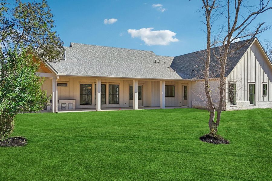 Exterior details and patio area of a home in , Chappell Hill (Image 26). Exterior details and patio area of a home in , Chappell Hill (Image 26).