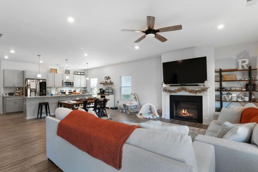 Furnished interior view inside a new home in Sycamore Crest, Calhoun (Image 24).