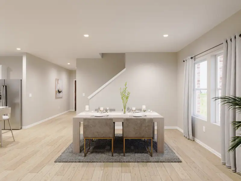 Furnished interior view inside a new home in Lakehaven - Signature Series, Farmersville (Image 4).