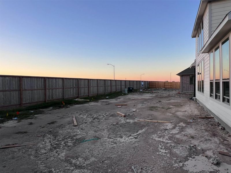 Actual progress of your home.