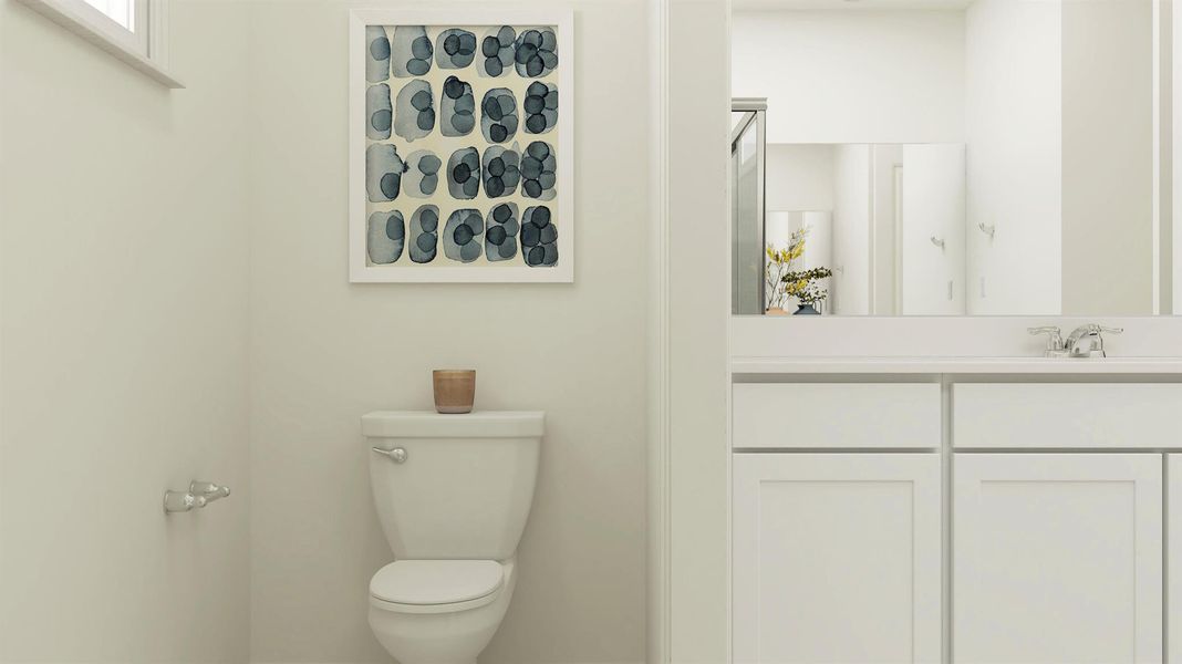 Furnished interior view inside a new home in , The Acreage (Image 23).