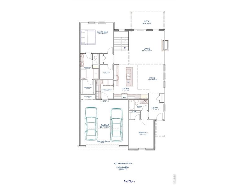 2D floor plan layout of this home in , Greeley, CO (Image 5).