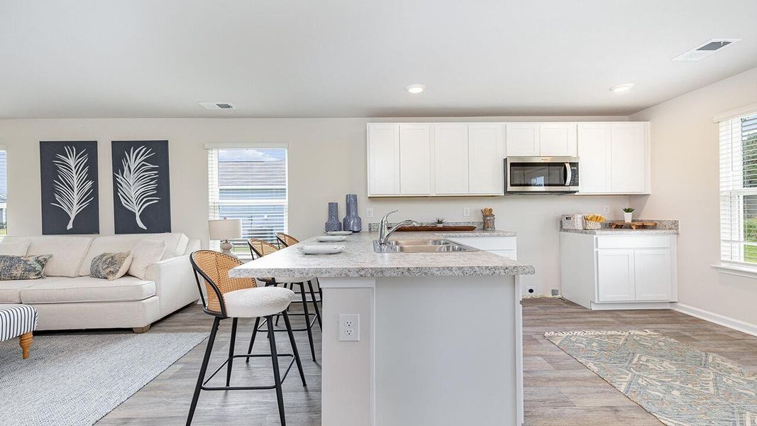 Furnished interior view inside a new home in The Park at Wilkinson, Orangeburg (Image 7).