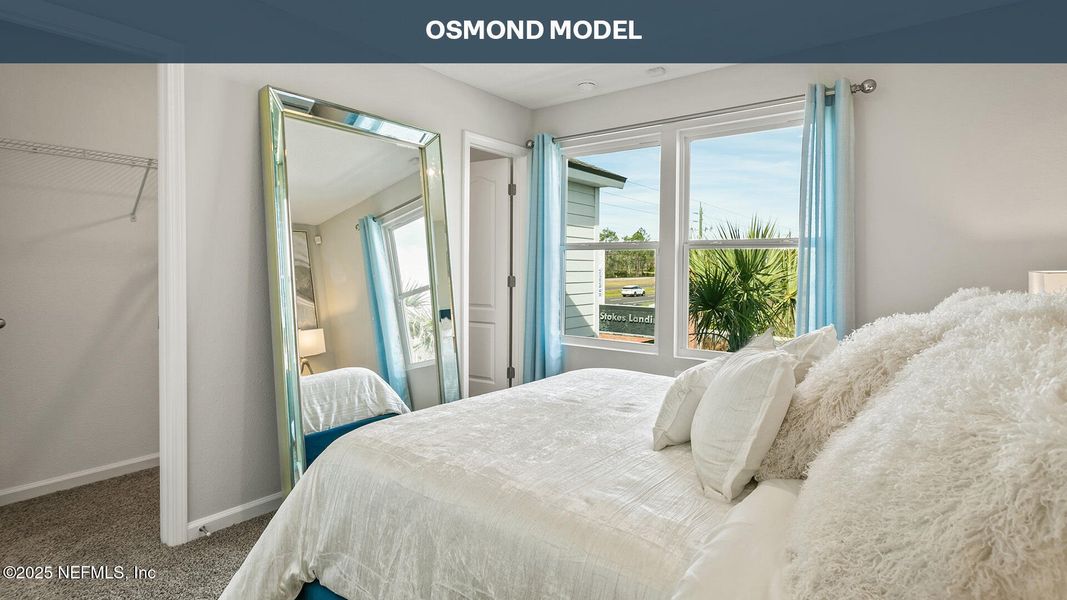 Furnished interior view inside a new home in Stokes Landing, St. Augustine (Image 12).