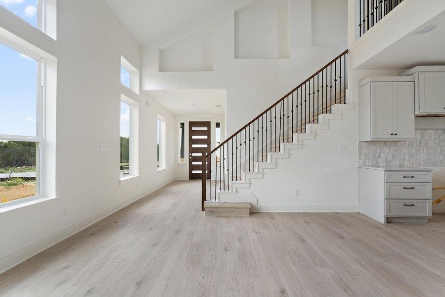 Photos are of a completed model of the same floor plan and are for illustrative purposes only. Actual home is under construction and design selections, materials, and features may differ. Confirm final specifications with the New Home Consultant. Photos are of a completed model of the same floor plan and are for illustrative purposes only. Actual home is under construction and design selections, materials, and features may differ. Confirm final specifications with the New Home Consultant.