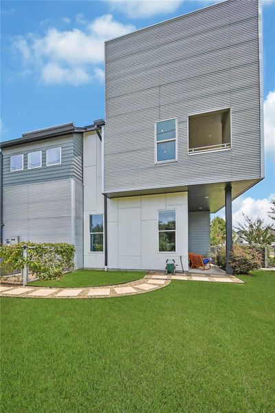 Exterior details and patio area of a home in , Houston (Image 32). Exterior details and patio area of a home in , Houston (Image 32).