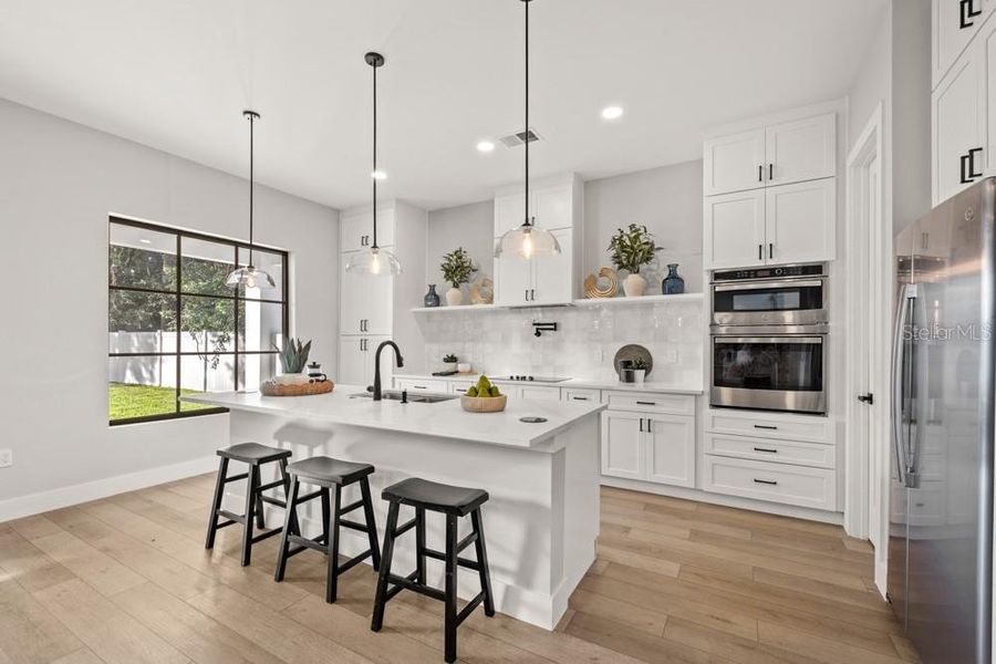 Furnished interior view inside a new home in , Orlando (Image 11).