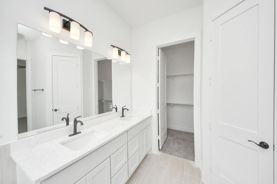 Furnished interior view inside a new home in Meridiana, Manvel (Image 17).