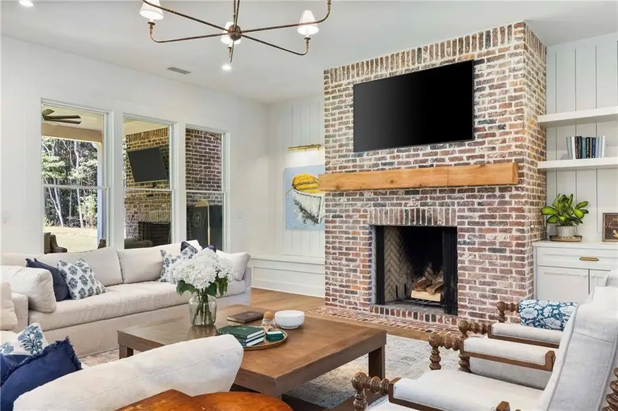 Furnished interior view inside a new home in , Chattahoochee Hills (Image 4).
