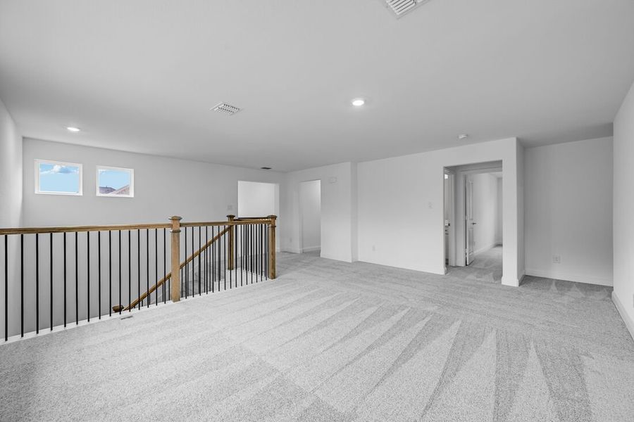 Spacious, unfurnished interior of a new home in Cross Creek Meadows 55s, Celina (Image 13). Spacious, unfurnished interior of a new home in Cross Creek Meadows 55s, Celina (Image 13).