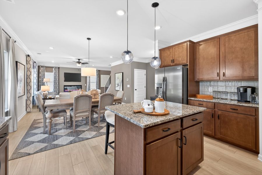 Furnished interior view inside a new home in Summerfield Place, Carrollton (Image 6).