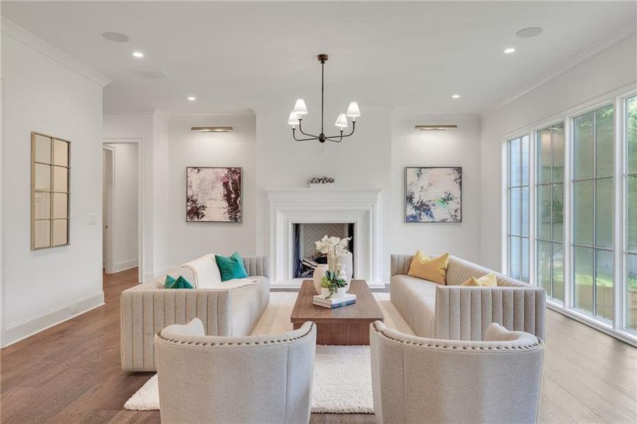 Furnished interior view inside a new home in , Roswell (Image 19). Furnished interior view inside a new home in , Roswell (Image 19).