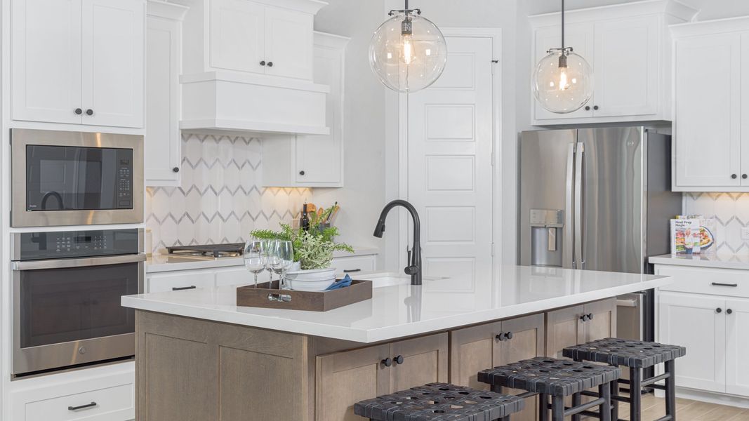 Furnished interior view inside a new home in Veramendi, New Braunfels (Image 7).