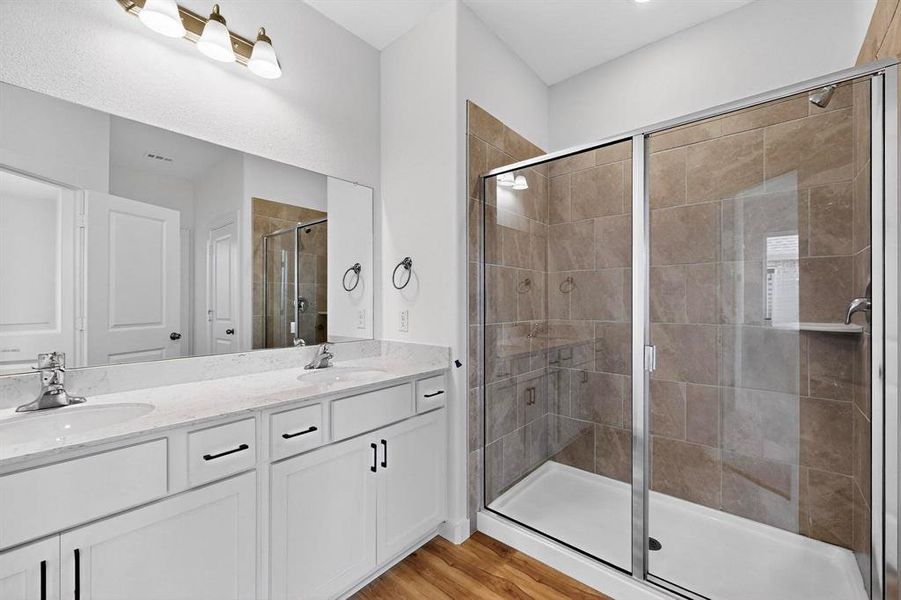 Furnished interior view inside a new home in Solterra Texas, Mesquite (Image 7).