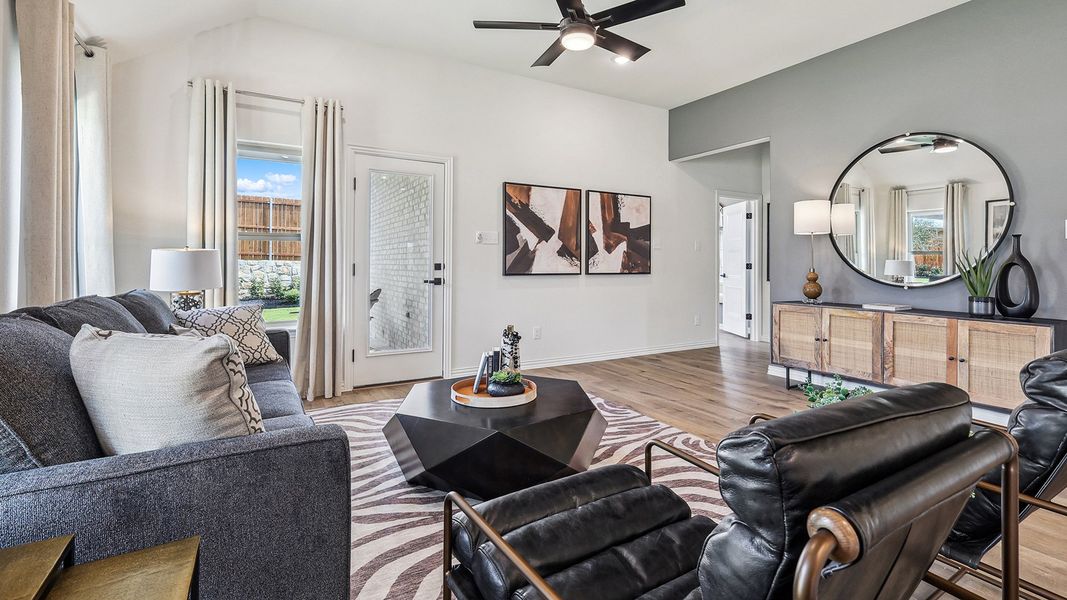 Representative furnished interior of a home built from the Oleander by DRB Homes in Taylor Estates, Corinth (Image 10). Representative furnished interior of a home built from the Oleander by DRB Homes in Taylor Estates, Corinth (Image 10).