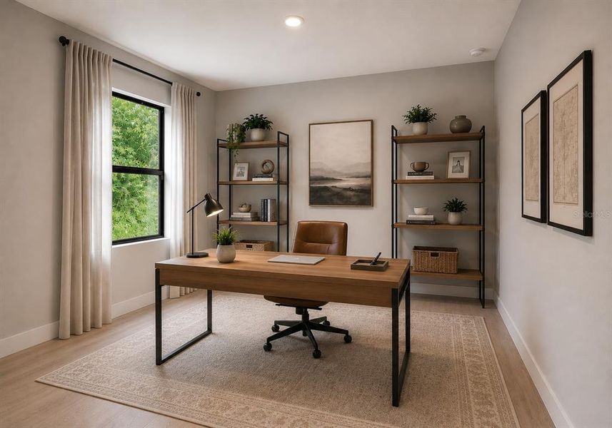 Furnished interior view inside a new home in , North Port (Image 6).