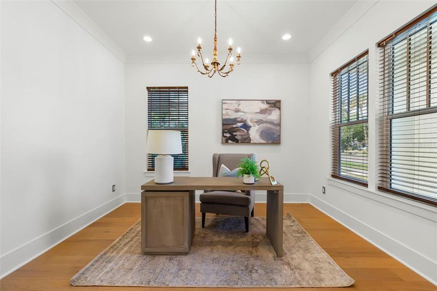 Furnished interior view inside a new home in , St. Petersburg (Image 16).