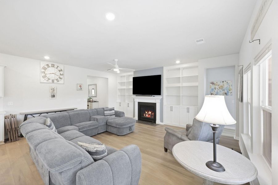 Furnished interior view inside a new home in Horizons at Summers Corner | 55+, Summerville (Image 31).