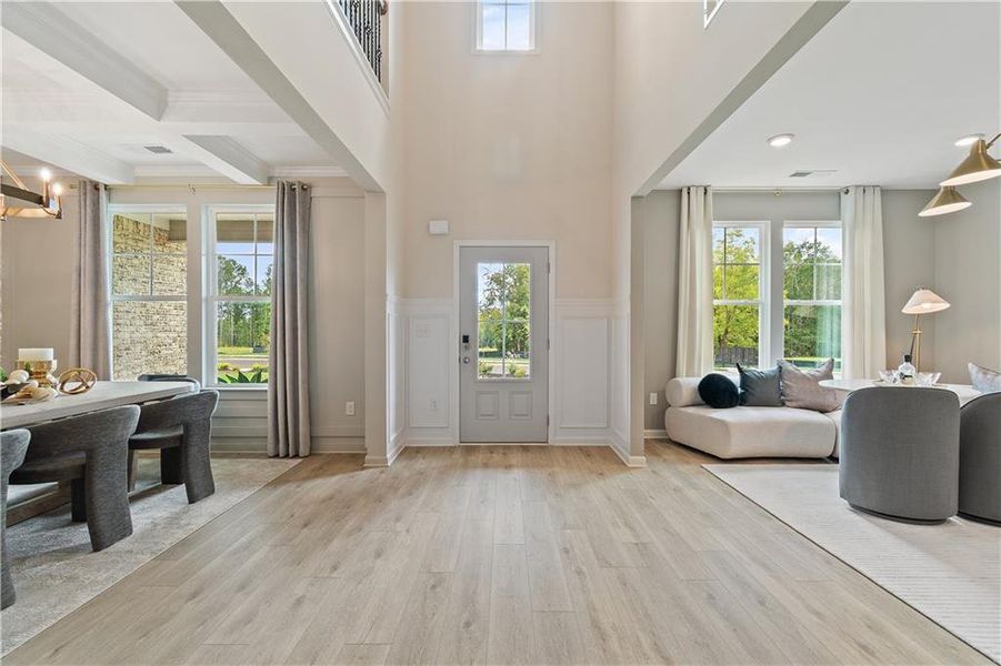 Furnished interior view inside a new home in Northcroft, Lawrenceville (Image 28).