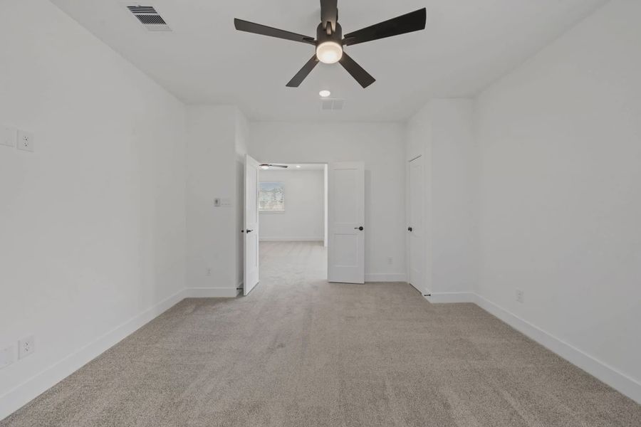 Representative unfurnished interior of a home built from the Waterloo by Chesmar Homes in Lakes of Cane Island, Katy (Image 23). Representative unfurnished interior of a home built from the Waterloo by Chesmar Homes in Lakes of Cane Island, Katy (Image 23).