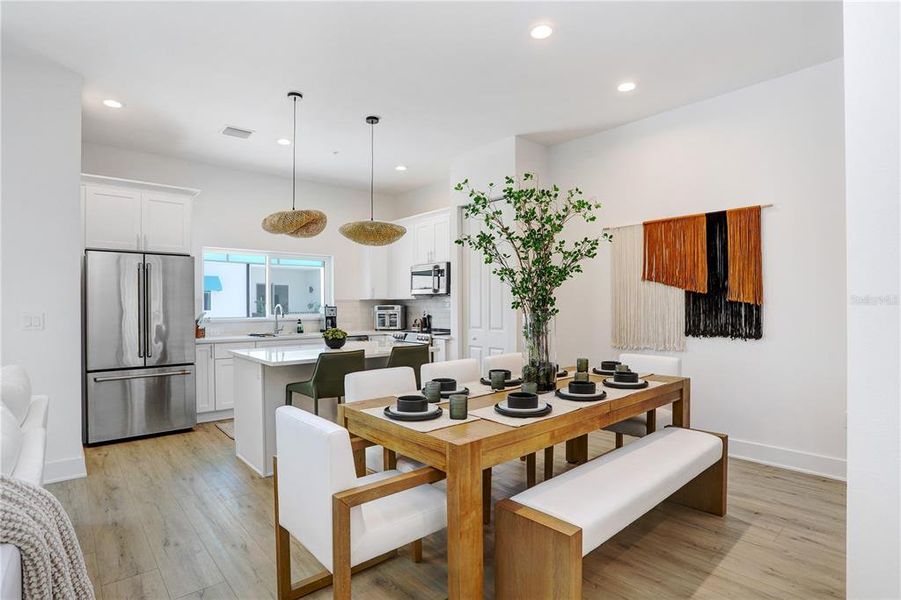 Furnished interior view inside a new home in , St. Petersburg (Image 11).