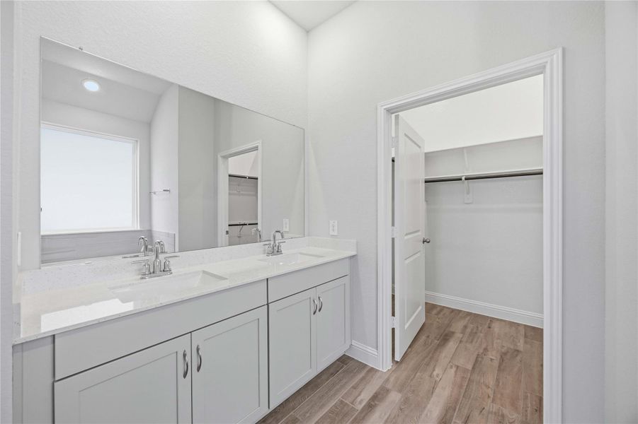Furnished interior view inside a new home in Elyson, Katy (Image 9).