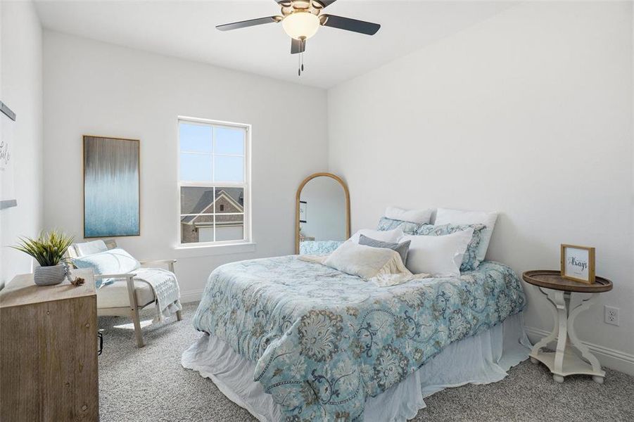 Furnished interior view inside a new home in Villas at Heritage Pointe, Weatherford (Image 13).