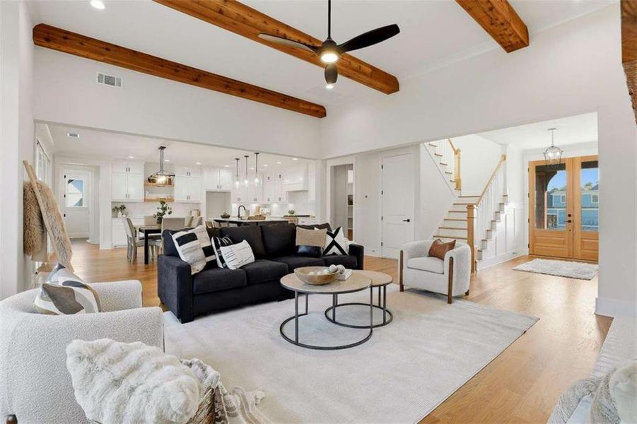 Furnished interior view inside a new home in , Newnan (Image 12).