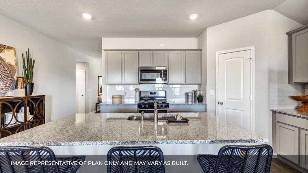 Furnished interior view inside a new home in Prairie Lakes, Buda (Image 11).