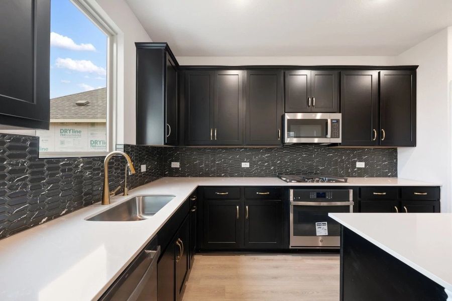 Furnished interior view inside a new home in Patterson Ranch, Georgetown (Image 9).