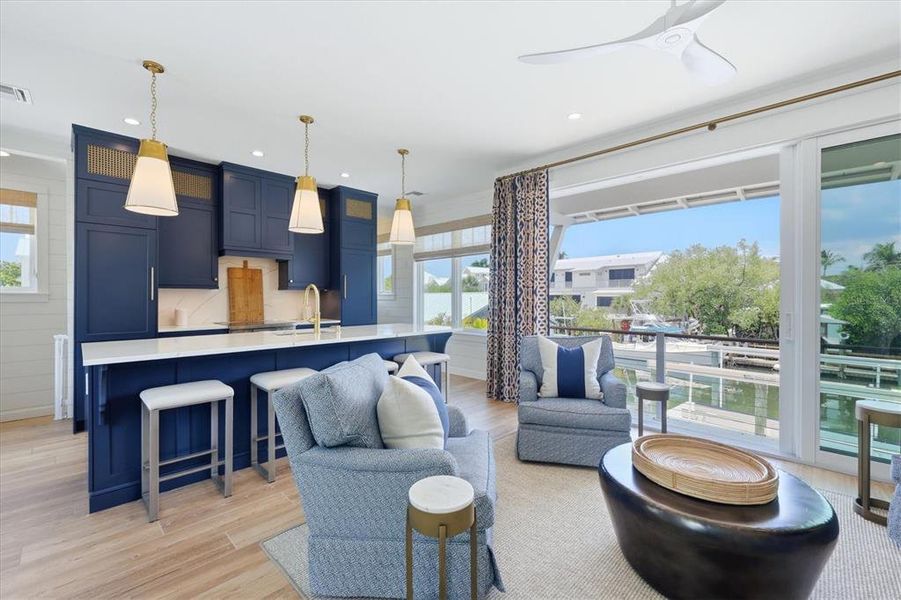 Furnished interior view inside a new home in , Boca Grande (Image 8).