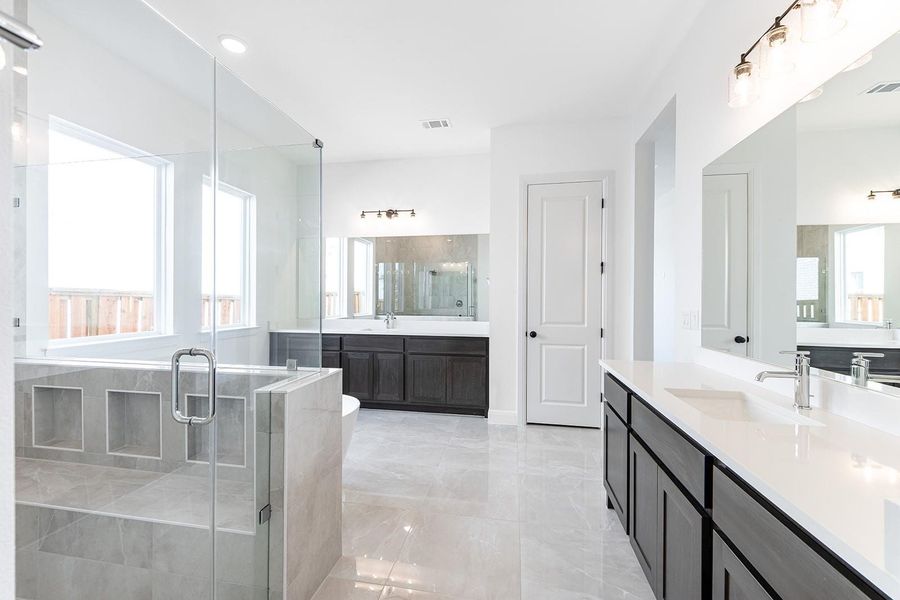 Furnished interior view inside a new home in Parmer Ranch 60, Georgetown (Image 7).